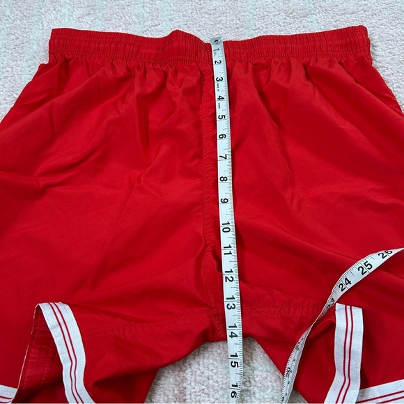 Vintage 90's Nike Men's Red Athletic Basketball Shorts Size Large Athleisure - Picture 6 of 8